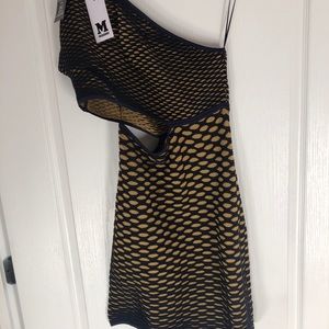 MISSONI One Shoulder knit dress. NWT. Size 46